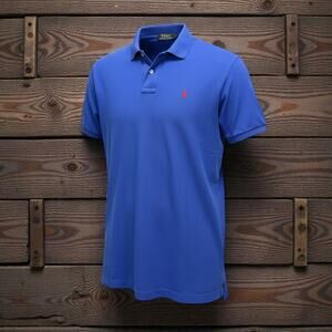 Polo Ralph Lauren Men’s Blue Short Sleeve Polo Shirt Red Pony XL